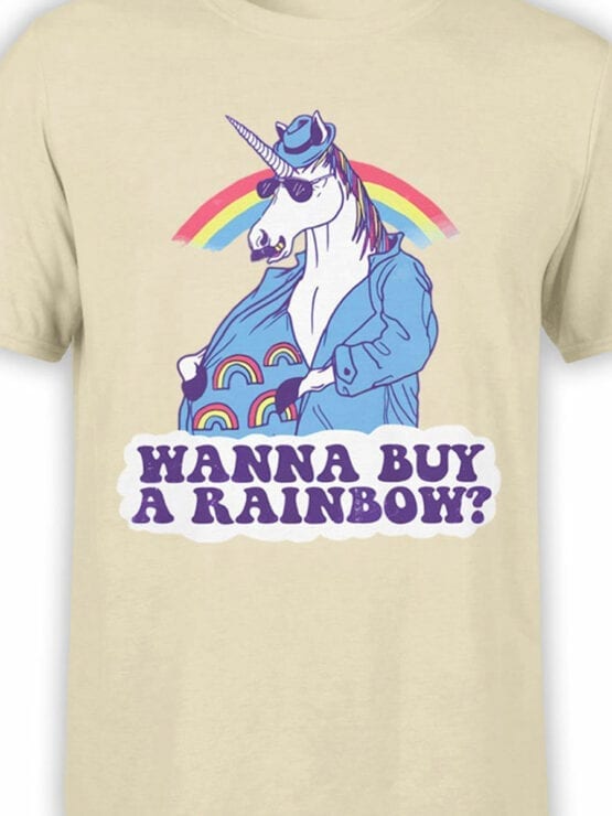 0843 Unicorn Shirt Buy a Rainbow Front Color