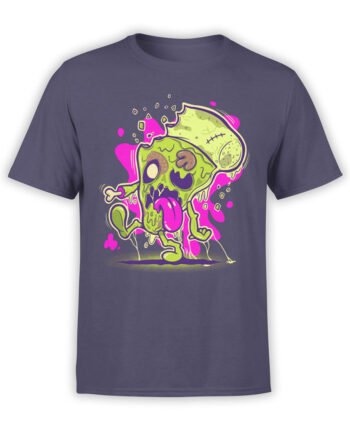 0850 Monster Shirt Zombie Pizza Front
