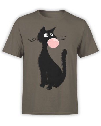 0851 Cat Shirts Gum Front