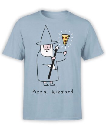 0852 Pizza Shirt Wizzard Front