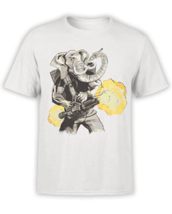0858 Elephant Shirt Warrior Front