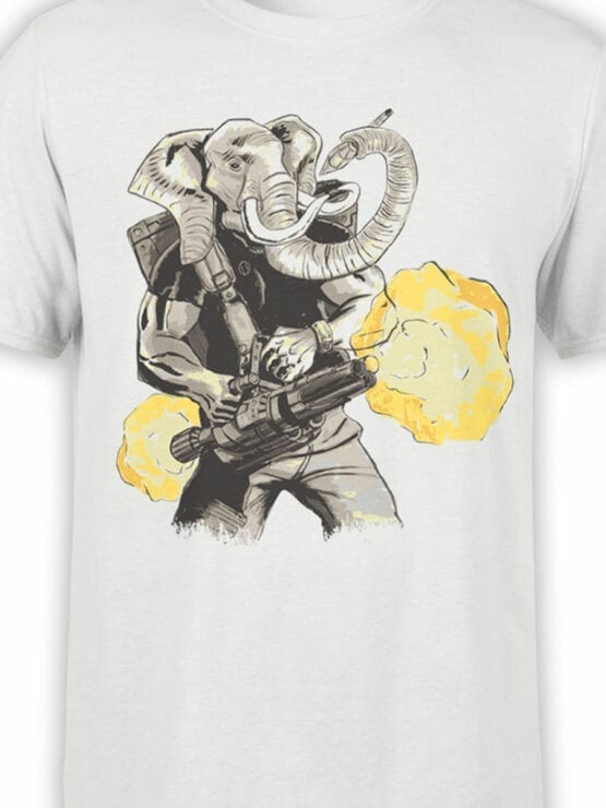 0858 Elephant Shirt Warrior Front Color