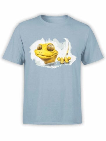 0863 Cool T Shirts Gecko Front