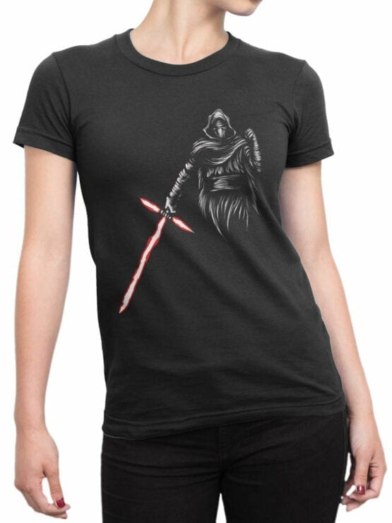 0871 Star Wars T Shirt Kylo Ren Front Woman