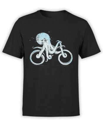 0873 Cool T Shirts Octocycle Front