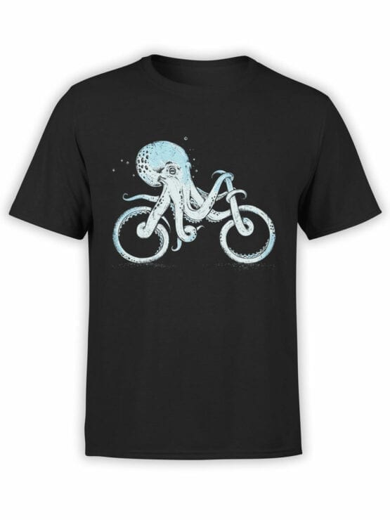 0873 Cool T Shirts Octocycle Front