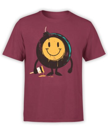 0875 Cool T Shirts Positive Bomb Front