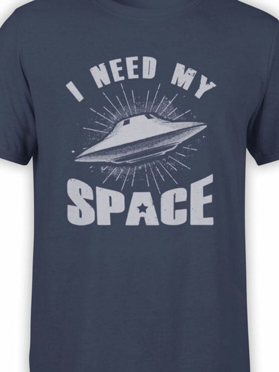 0876 NASA Shirt My Space Front Color