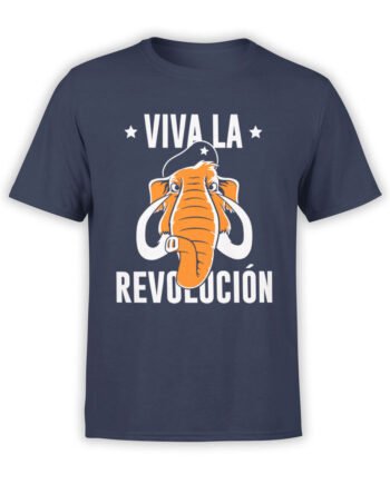 0881 Elephant Shirt Viva la Revolucion Front