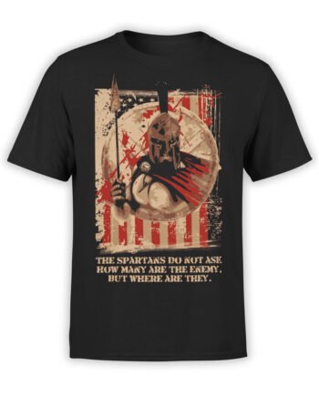 0884 Patriotic Shirts USA Spartans Front