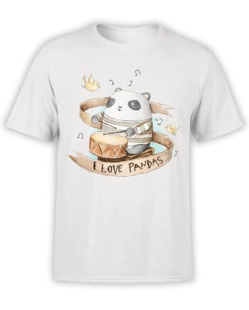 0888 Panda Shirt Love Pandas Front