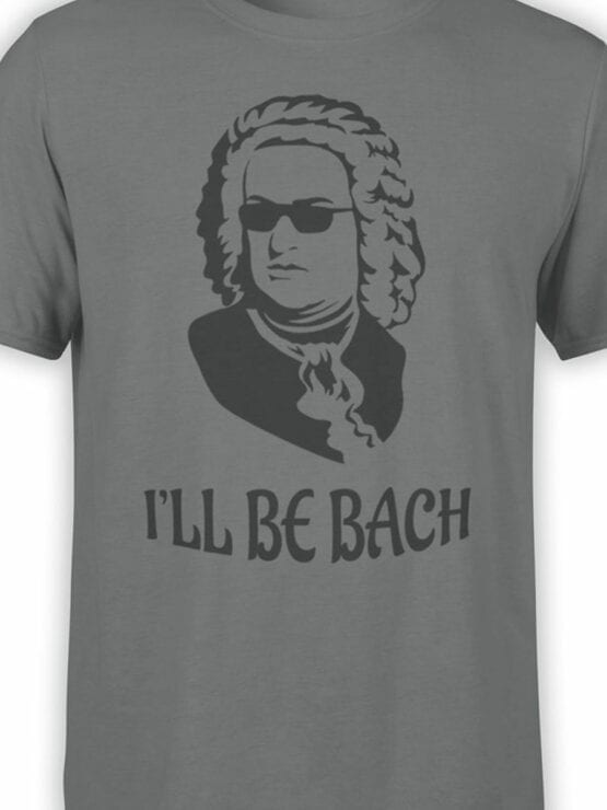 0891 Funny T Shirts Bach Front Color
