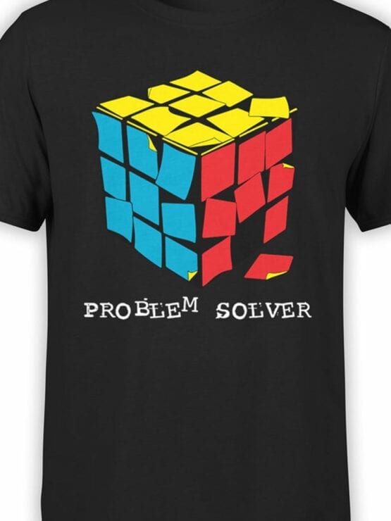 0901 Funny T Shirts Problem Solver Front Color