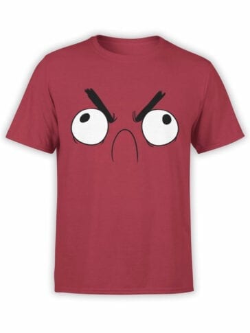 0903 Angry Shirts Red Rage Front