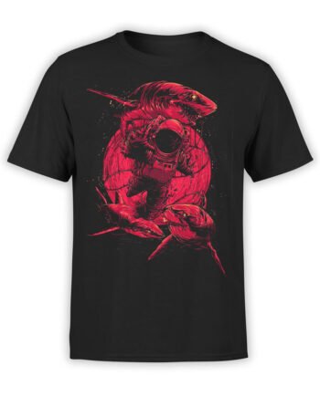 0911 NASA Shirt Astroshark Front
