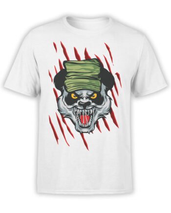 0920 Panda Shirt Army Front