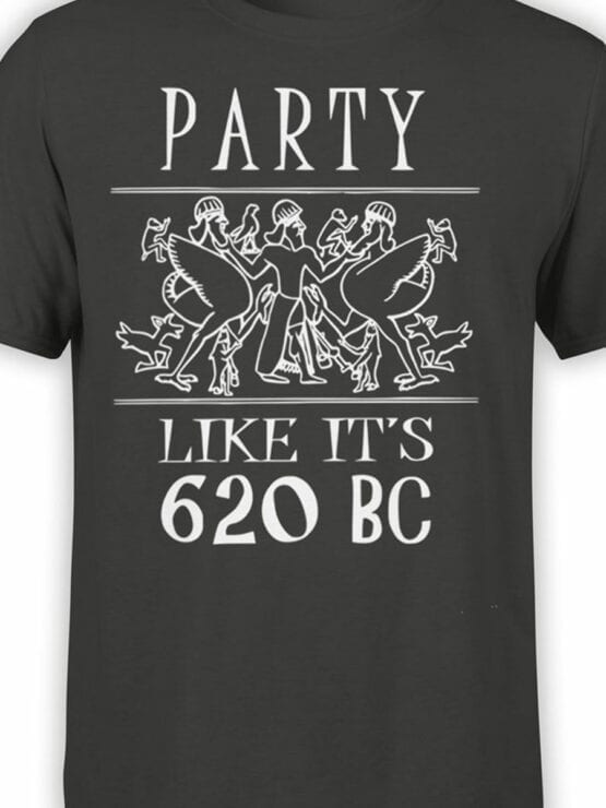 0933 Funny T shirt Party 620 BC Front Color