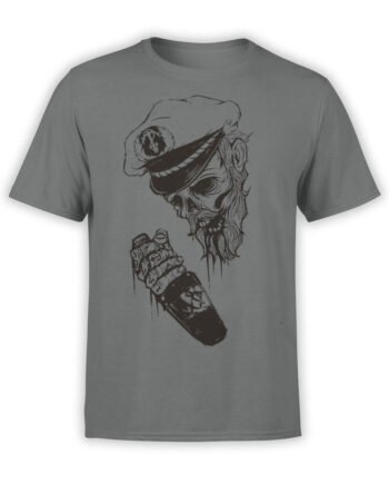 0947 Pirate Shirt Captain Death Front