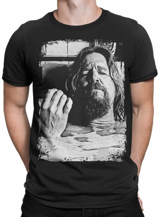 0948 The Big Lebowski T Shirt Dude Bath Front Man