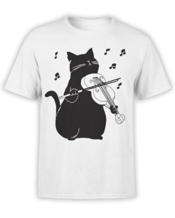 0951 Cool T Shirt Meowsic Front