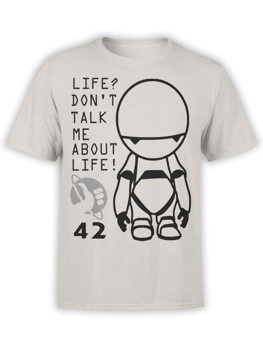 DoraStanl 42 Hitchhikers Guide To The Galaxy Creative Size Short Sleeves Men Cotton Short For Color 