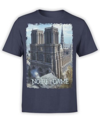 0962 Notre Dame de Paris T Shirt ND Front