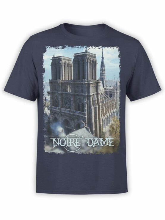 0962 Notre Dame de Paris T Shirt ND Front