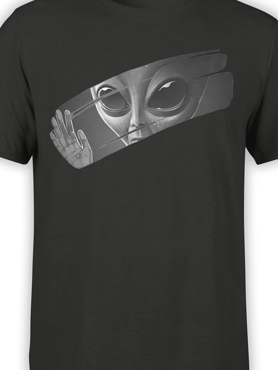 democratische Partij Herstellen badminton Alien Shirts. "Guest" Unisex T-Shirt. 100% Cotton. High Quality Fabric.