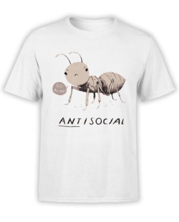 0969 Funny Shirts ANTisocial Front