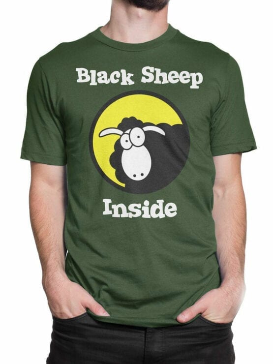 0979 Funny T Shirt Black Sheep Front Man 2