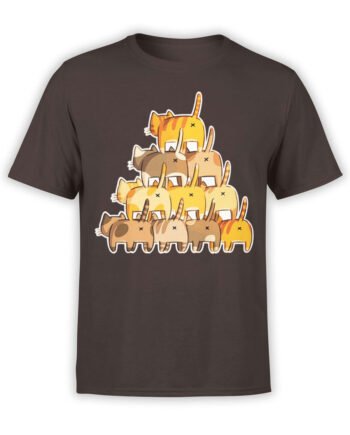 0983 Cat Shirts Butt Pyramid Front