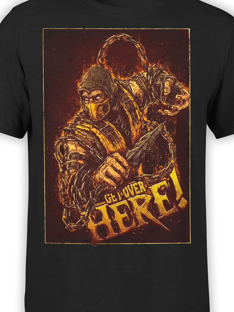 ⭐ Mortal Kombat T-Shirt | Scorpion Attack | Awesome Game Shirts #1
