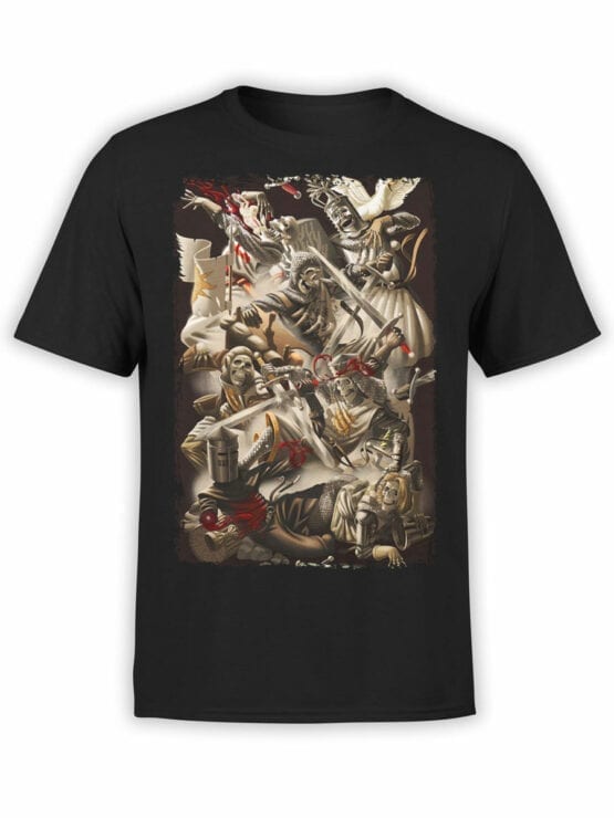 1009 Monty Python T Shirt Skeletons Front