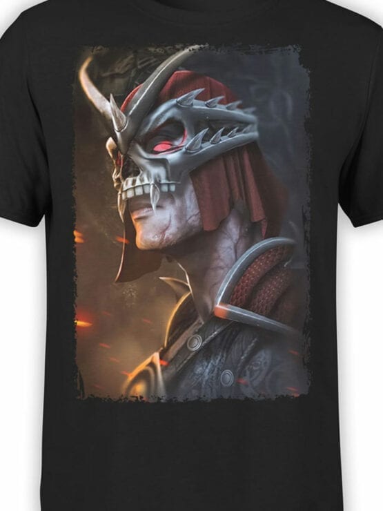 1025 Mortal Kombat T Shirt Shao Kahn Front Color