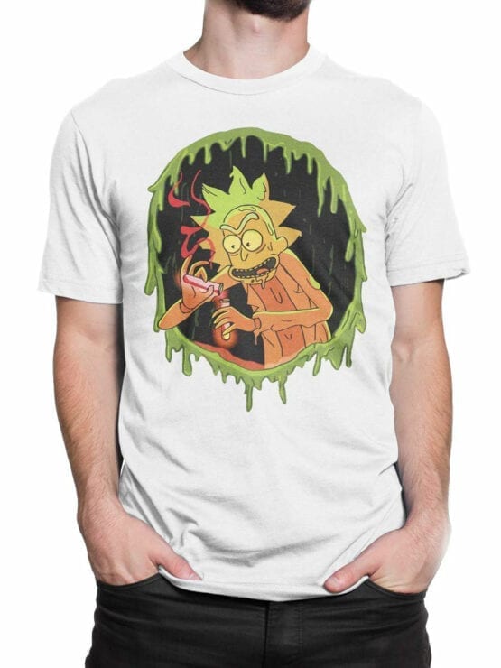 1032 Rick and Morty T Shirt Chemistry Front Man 2