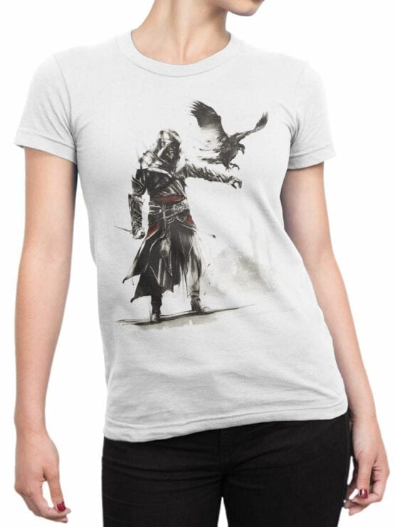 1033 Assassin’s Creed T Shirt Hunt Front Woman