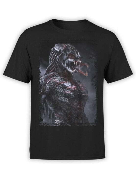 1041 Aliens T Shirt Predator Front