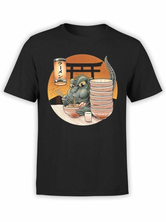 1044 Godzilla T Shirt Cute Front