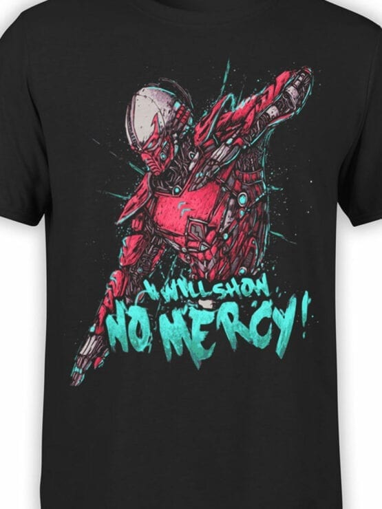 1055 Mortal Kombat T Shirt No Mercy Front Color