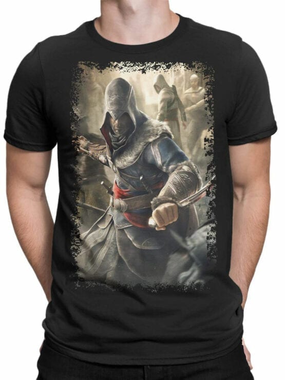 1063 Assassin’s Creed T Shirt Dagger Front Man