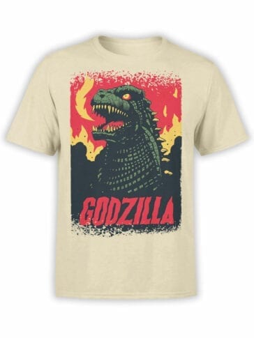 1064 Godzilla T Shirt Poster Front