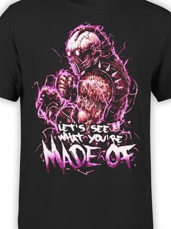 1065 Mortal Kombat T Shirt Kabal Front Color