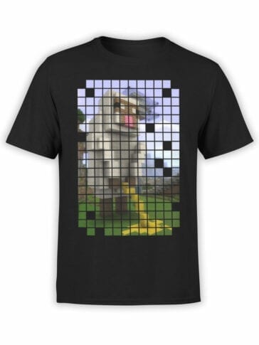 1068 Minecraft T Shirt Piss Front