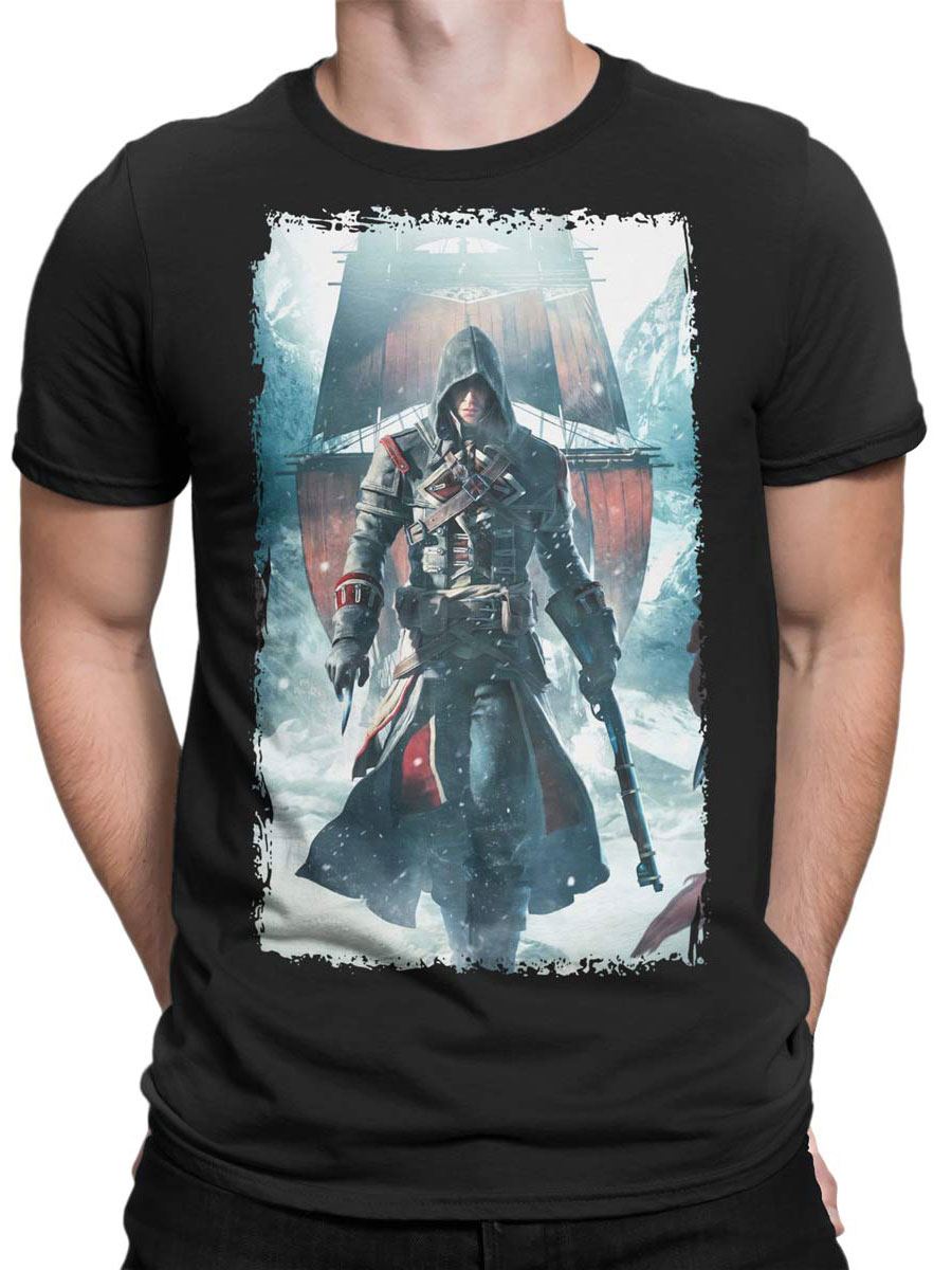 Assassin s Creed T Shirt Navy Awesome Game Shirts 1