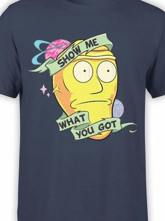 1092 Rick and Morty T Shirt Show Me Front Color