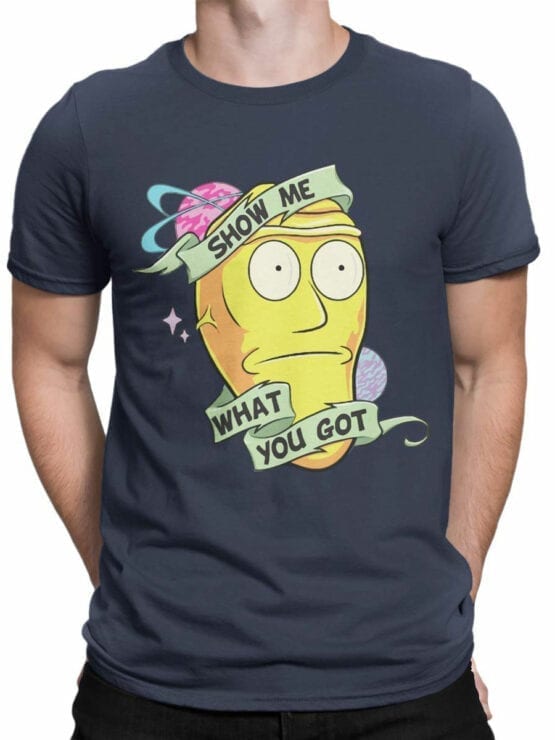 1092 Rick and Morty T Shirt Show Me Front Man