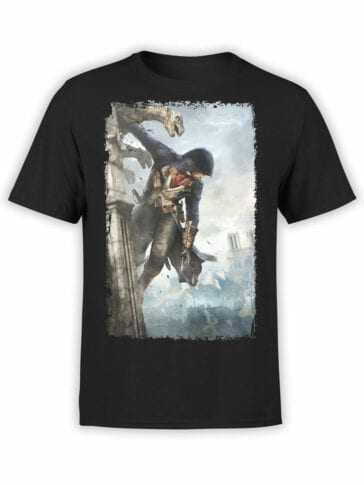 1093 Assassin’s Creed T Shirt Notre Dame Front