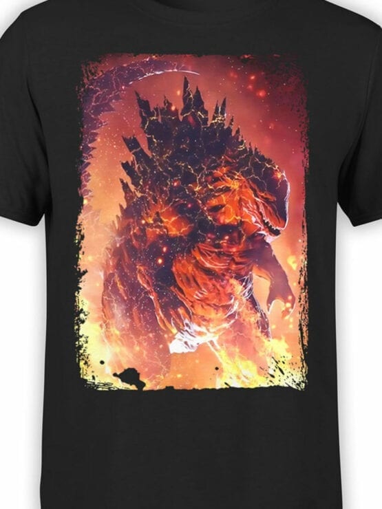 1094 Godzilla T Shirt Death Front Color