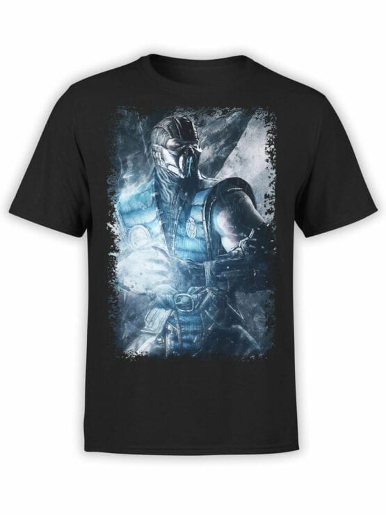 1095 Mortal Kombat T Shirt Sub Zero Front