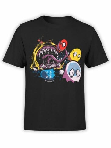 1115 Pac Man T Shirt Monster Front